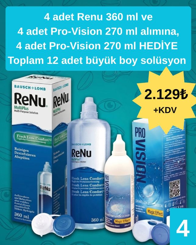A4 RENU 360 ML & PRO 270 ML 12'Lİ 