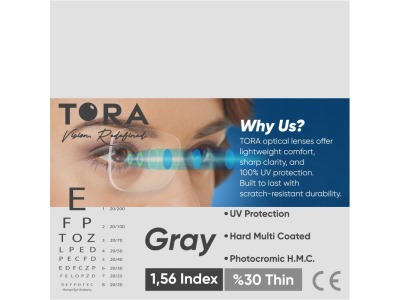 TORA 1,56 SV PHOTOCROMIC GRAY HMC